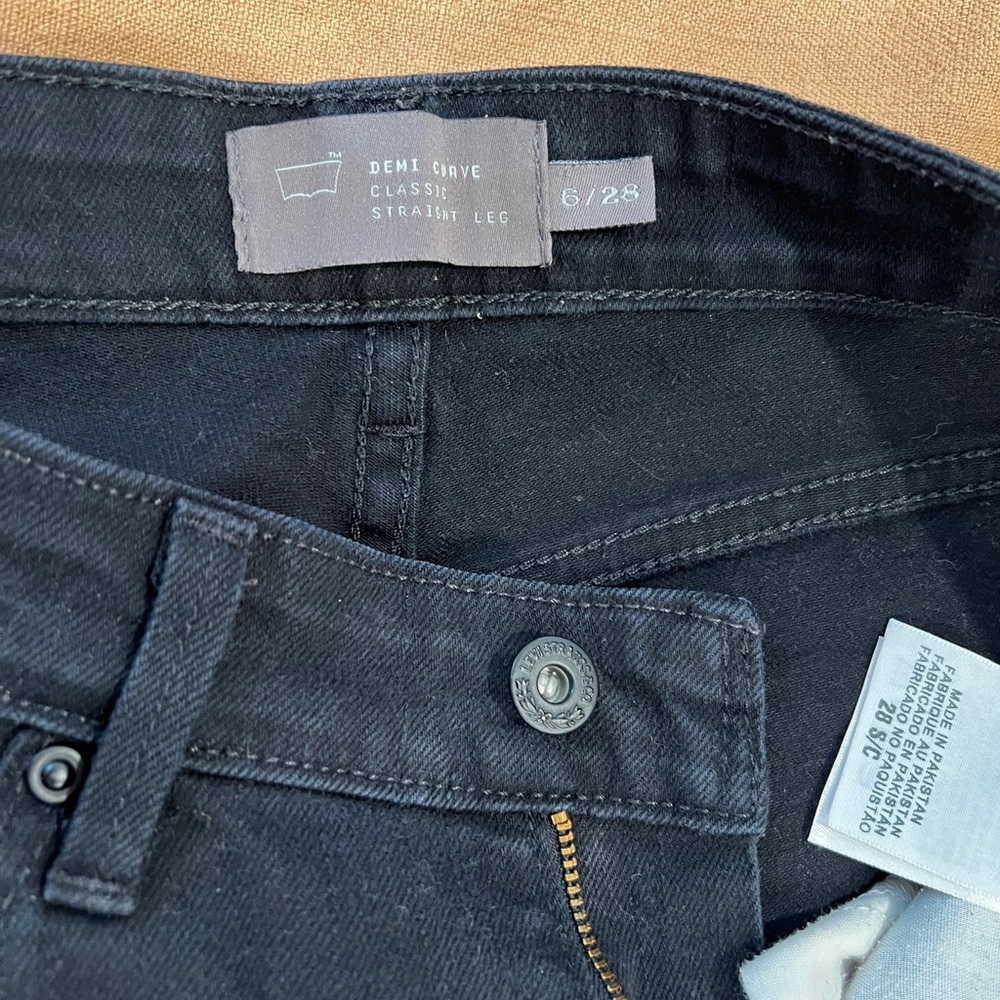 Classic Levi's Straight Leg - Black